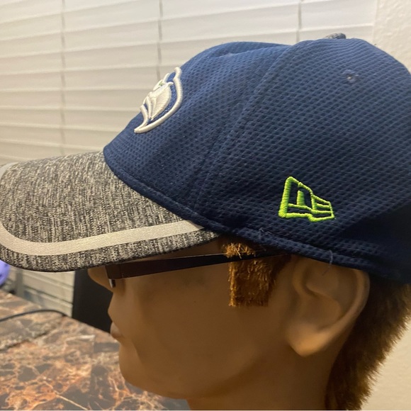 New Era NFL Seattle Seahawks Men’s Blue Grey Baseball Cap Size S/M - Picture 3 of 12